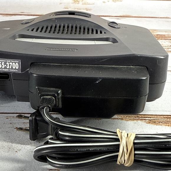 Nintendo 64 N64 Console W Power Supply Only Parts - Picture 6 of 7